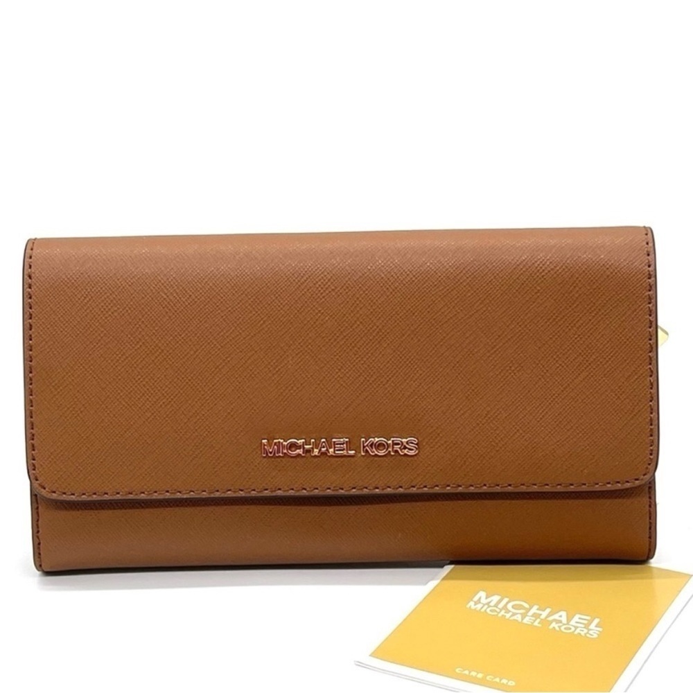 Michael Kors Large Trifold Wallet
Luggage Brown - Picture 2 of 8